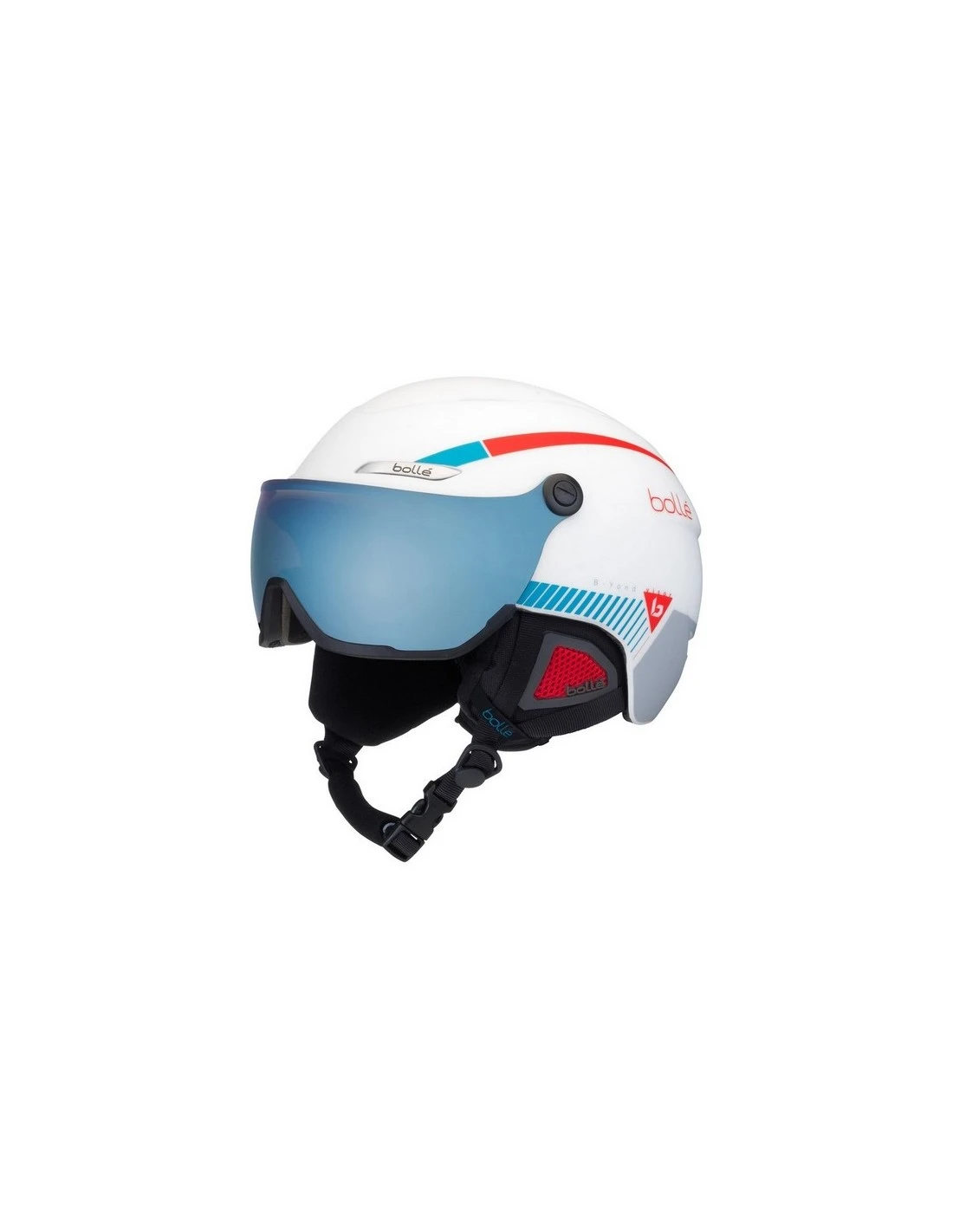 Casque De Ski Neuf Bollé B-Yond Visor White And Amber Blue à Visière Taille 58/61cm 1 Casque De Ski Neuf Bollé B-Yond Visor White And Amber Blue à Visière Taille 58/61cm