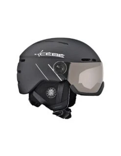 Casque De Ski Neuf Cébé Fireball Matt White Black Line S3 Taille 54/56cm