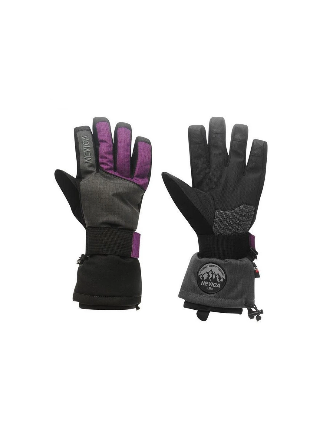 Gants De Ski Femme Nevica Boost Glove Black Purple Taille L 1 Gants De Ski Femme Nevica Boost Glove Black Purple Taille L
