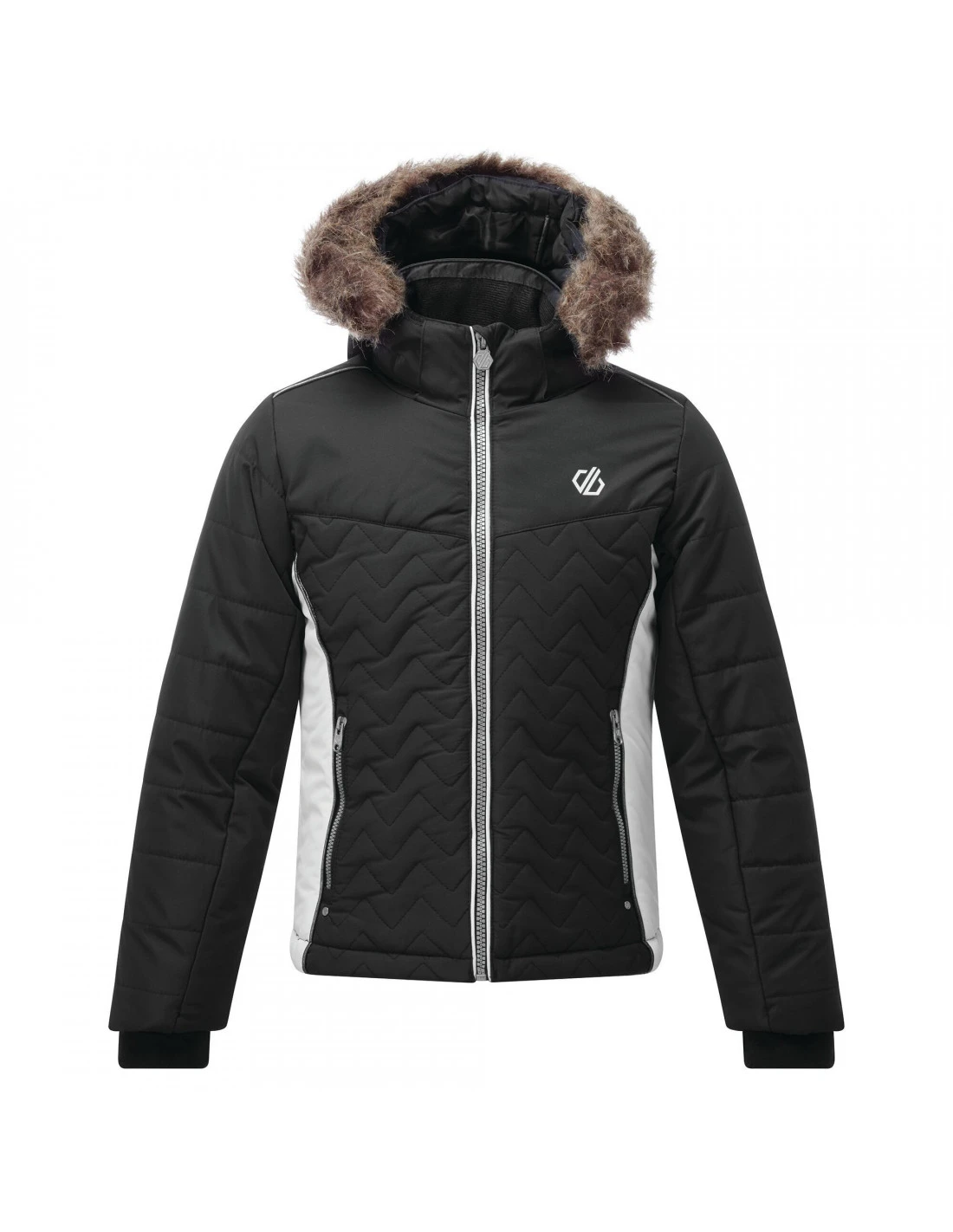 Veste De Ski Junior Neuve Dare 2B Snowdrop Jacket Black/White 1 Veste De Ski Junior Neuve Dare 2B Snowdrop Jacket Black/White